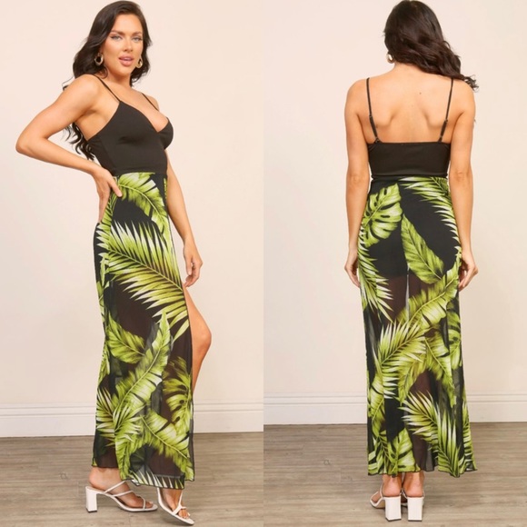 🆕Tropical print maxi romper - Picture 7 of 11